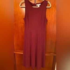 Liz Claiborne Deep Red Dress. Perfect Holiday Dress!